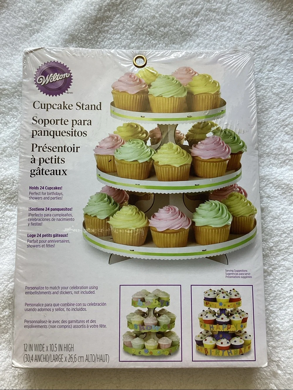 Wilton White Cardboard Cupcake Stand, (Two stands included)